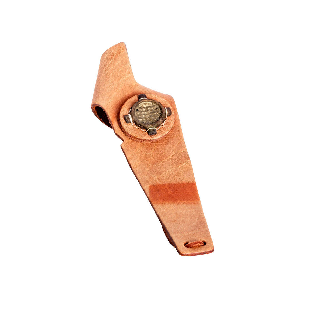 Segelmacherhandschuh für Linkshänder, weiches Leder, Stichschutzplatte