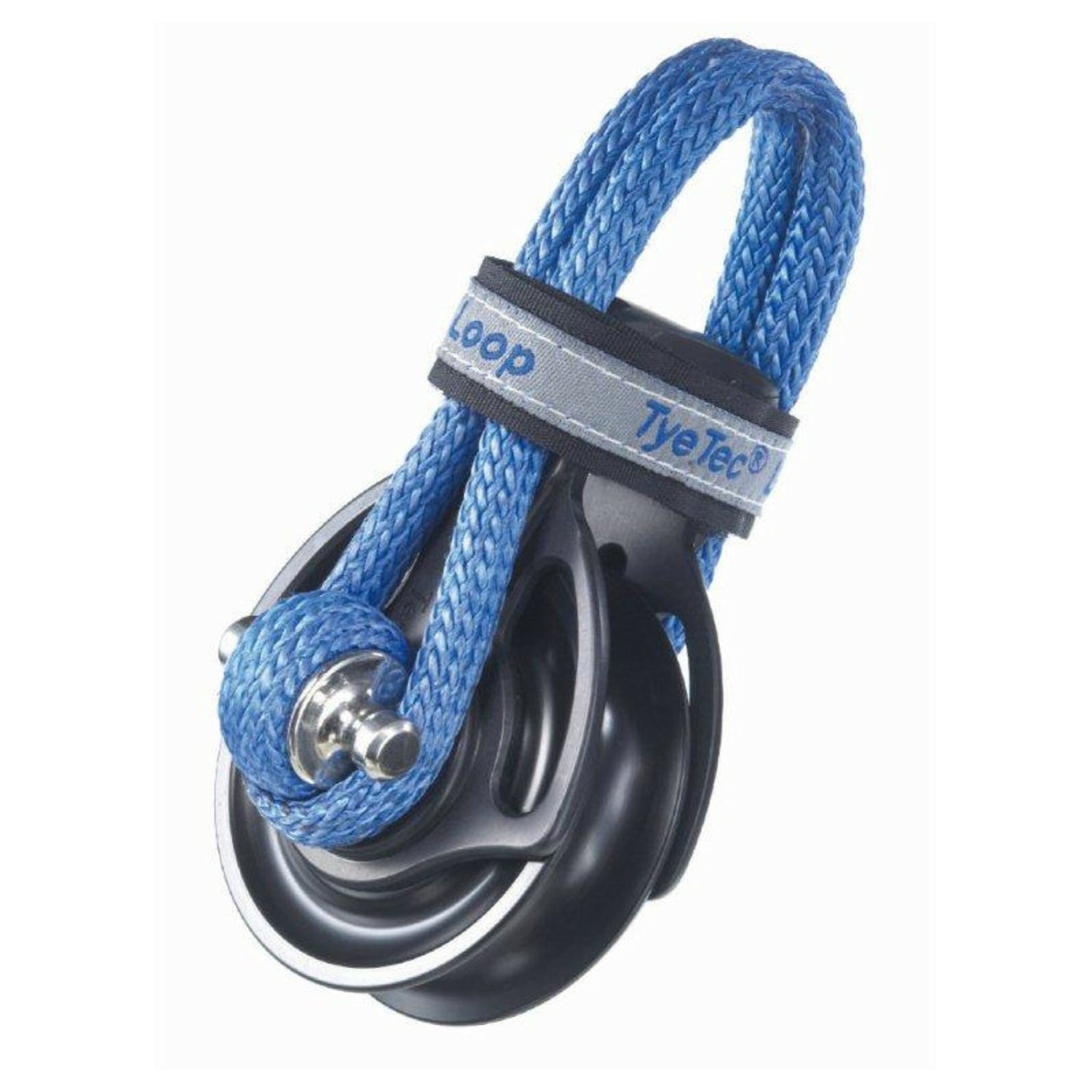 TyeTec Loop-Einzelblöcke mit Gleitlager, fest, einscheibig, robust aus Aluminium und Edelstahl - 10 - 14 mm