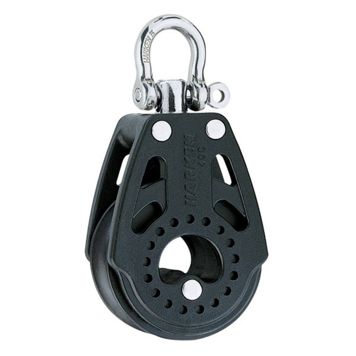 Carbo Block 40 mm Wirbel, Seilrolle, leicht & hoch belastbar für Jollen & Sportboote