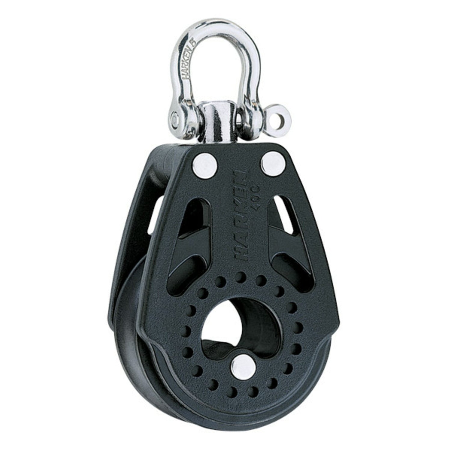 Carbo Block 40 mm Wirbel, Seilrolle, leicht & hoch belastbar für Jollen & Sportboote