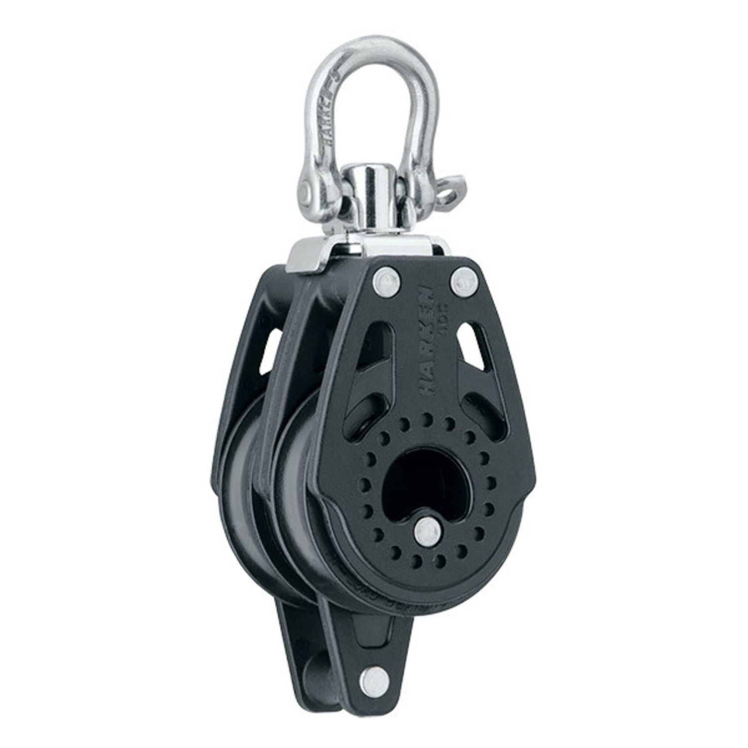 Carbo Doppelblock 40 mm, Segelblock, leicht und belastbar, ideal für Sportboote