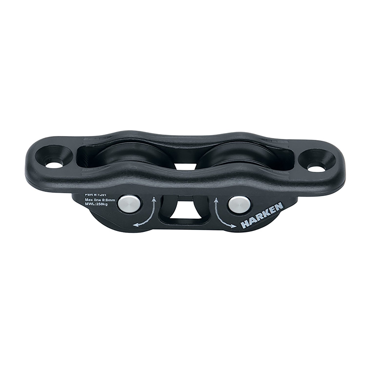 Harken Doppelblock Aluminium Indeck robust, Mast-Block, langlebig und leichtgängig