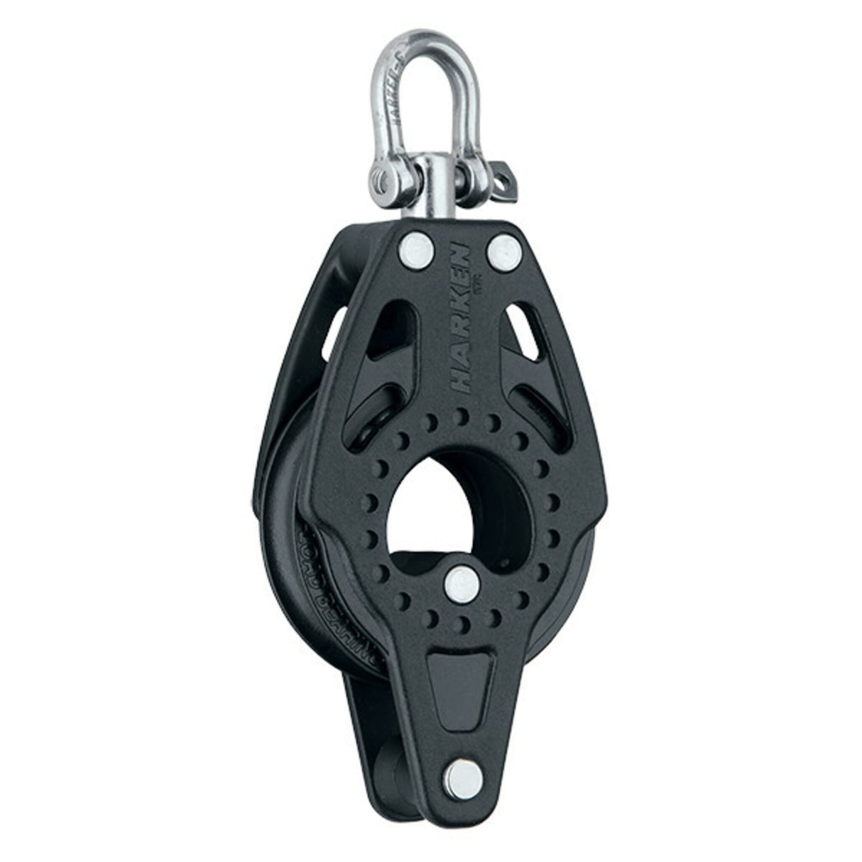 Carbo Block 57 mm mit Hundsfott, leistungsstarker Segelblock, hochfestes Carbo Komposit, perfekte Trimmung