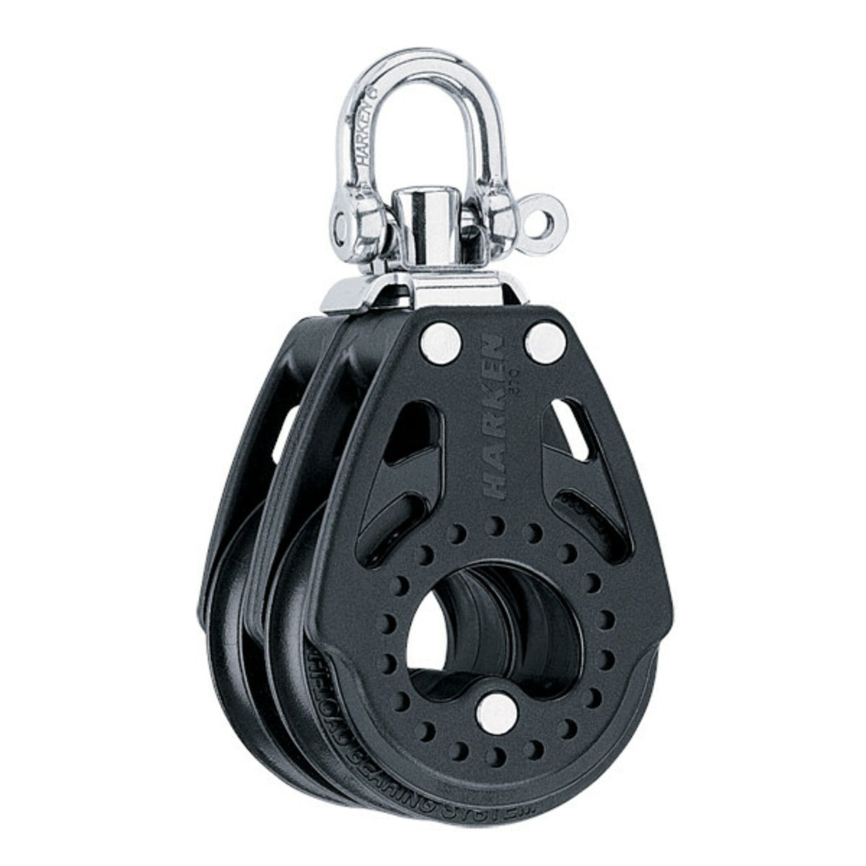 HARKEN Doppelblock 57 mm Carbo, Leichtlaufender Block, Zuverlässigkeit und hohe Belastbarkeit