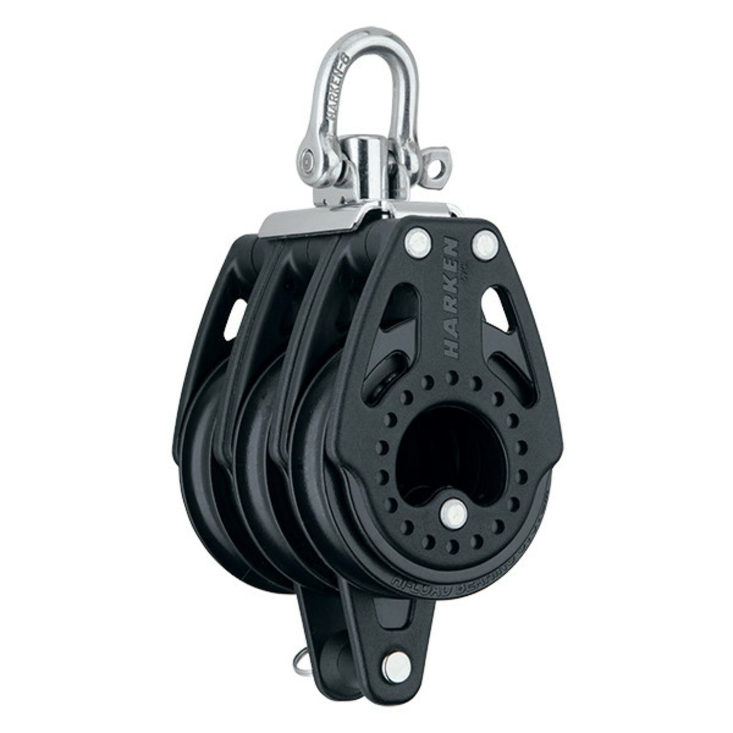 Carbo Dreifachblock 57 mm mit Hundsfott, Flaschenzug, leicht & hoch belastbar
