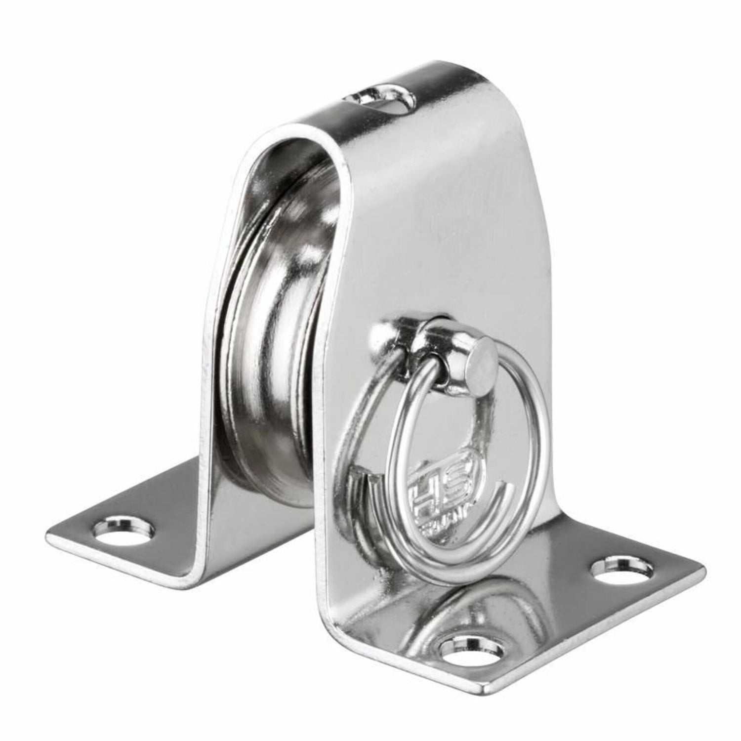 Sprenger Stehblock mit austauschbarer Seilrolle, aus rostfreiem Edelstahl, ideal für Wassersport und DIY-Projekte - (Optional mit Rollen)
