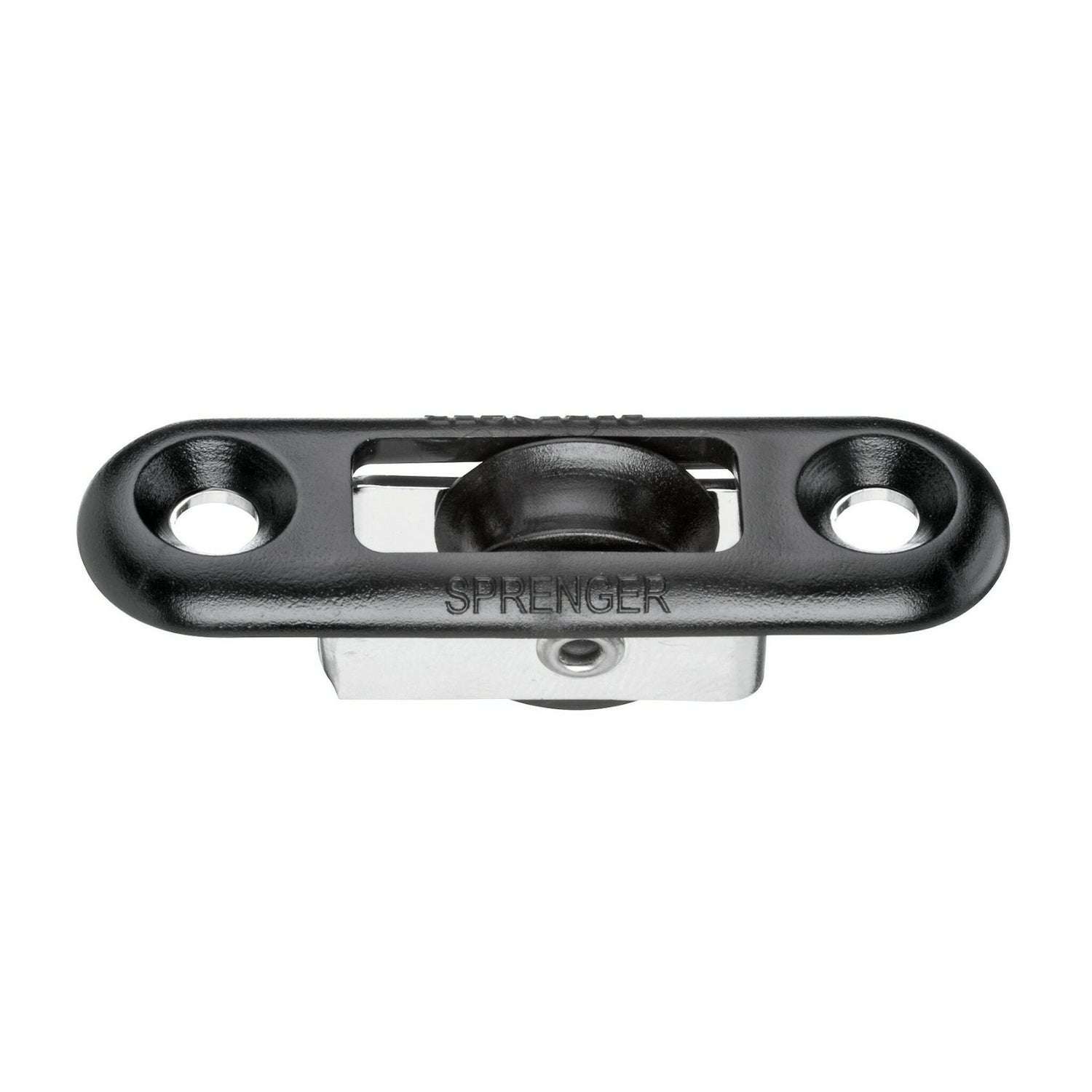 Sprenger Einscheiben-Kugellagerblock Micro XS, Einlassblock für 6 mm Tauwerk, leicht und robust aus Edelstahl und UV-beständigem Kunststoff, hergestellt in Iserlohn