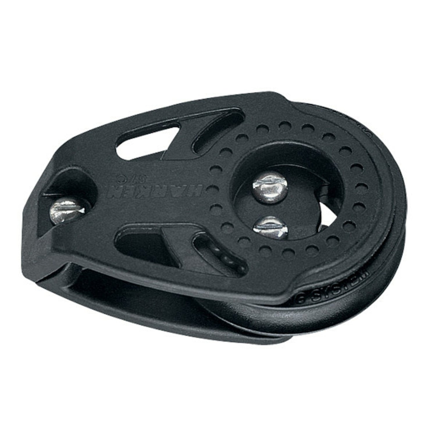 Carbo Block 57 mm, liegend, leicht und hoch belastbar, Seilrolle, für Jollen und Sportboote