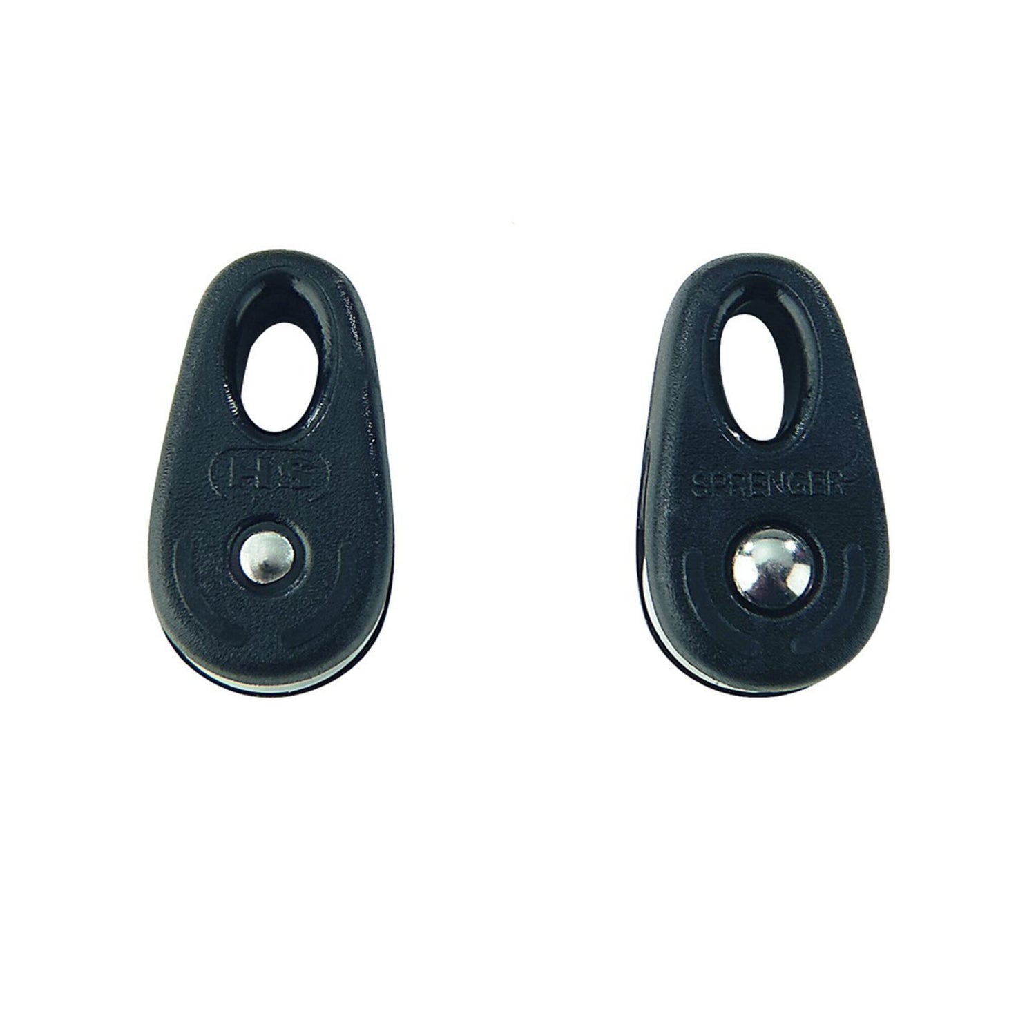 Sprenger Kiteblock 2er-Set UV-beständiger Kunststoff, Gleitlager, rostfreier Niet, hohe Bruchlast