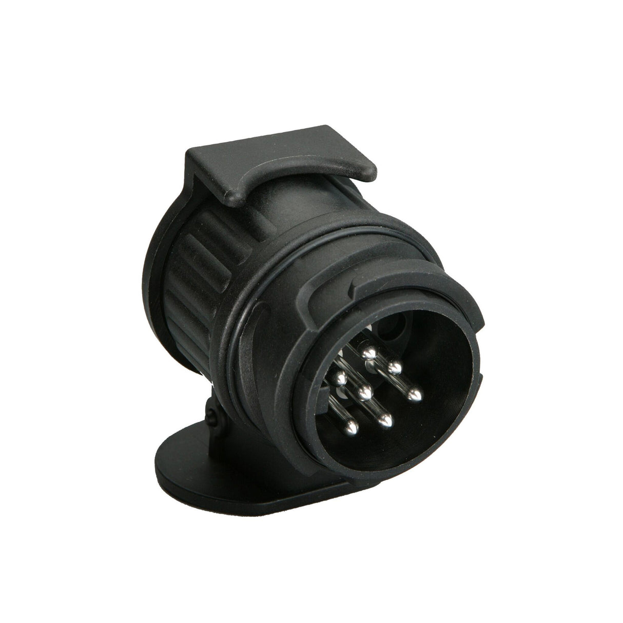 Adapter Trailer 13-7-polig 12V, Anhänger Verbindung, Kunststoff Messingkontakte USP ISO-Normen-konform