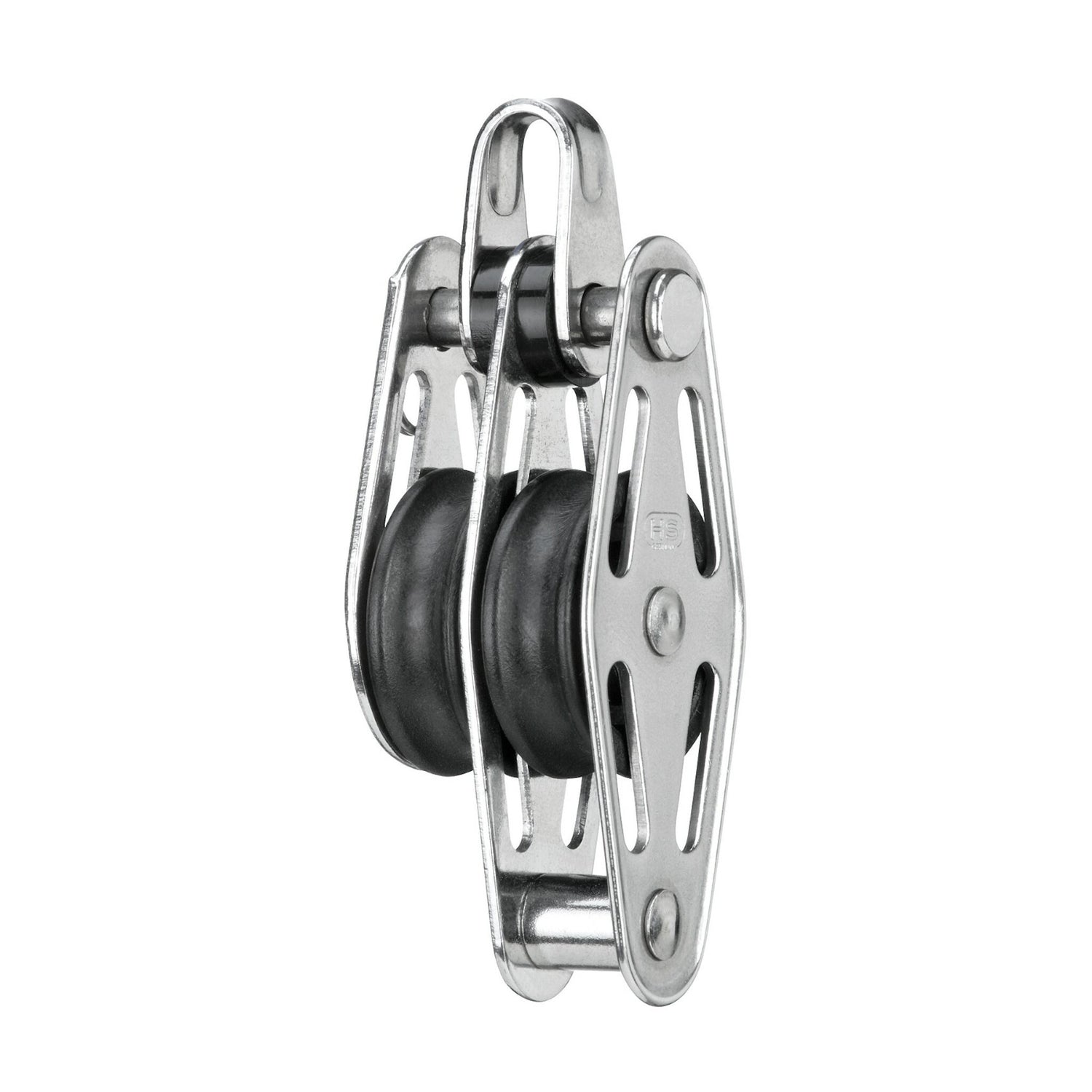 Sprenger Gleitlagerblock zweischalig, mit abnehmbarem Bügel, rostfreier Edelstahl, UV-beständige Seilrolle, Made in Germany - 6 - 12 mm