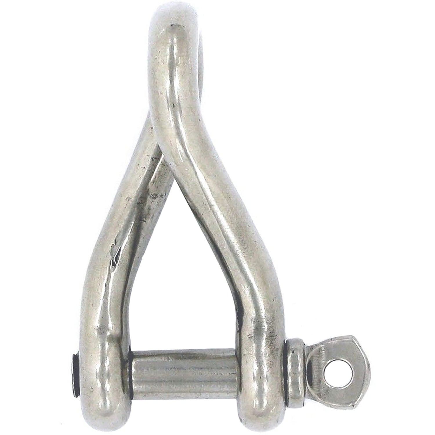 Edelstahl V4A gedrehter Schäkel, Korrosionsbeständig, Hohe Festigkeit - 5 - 10 mm