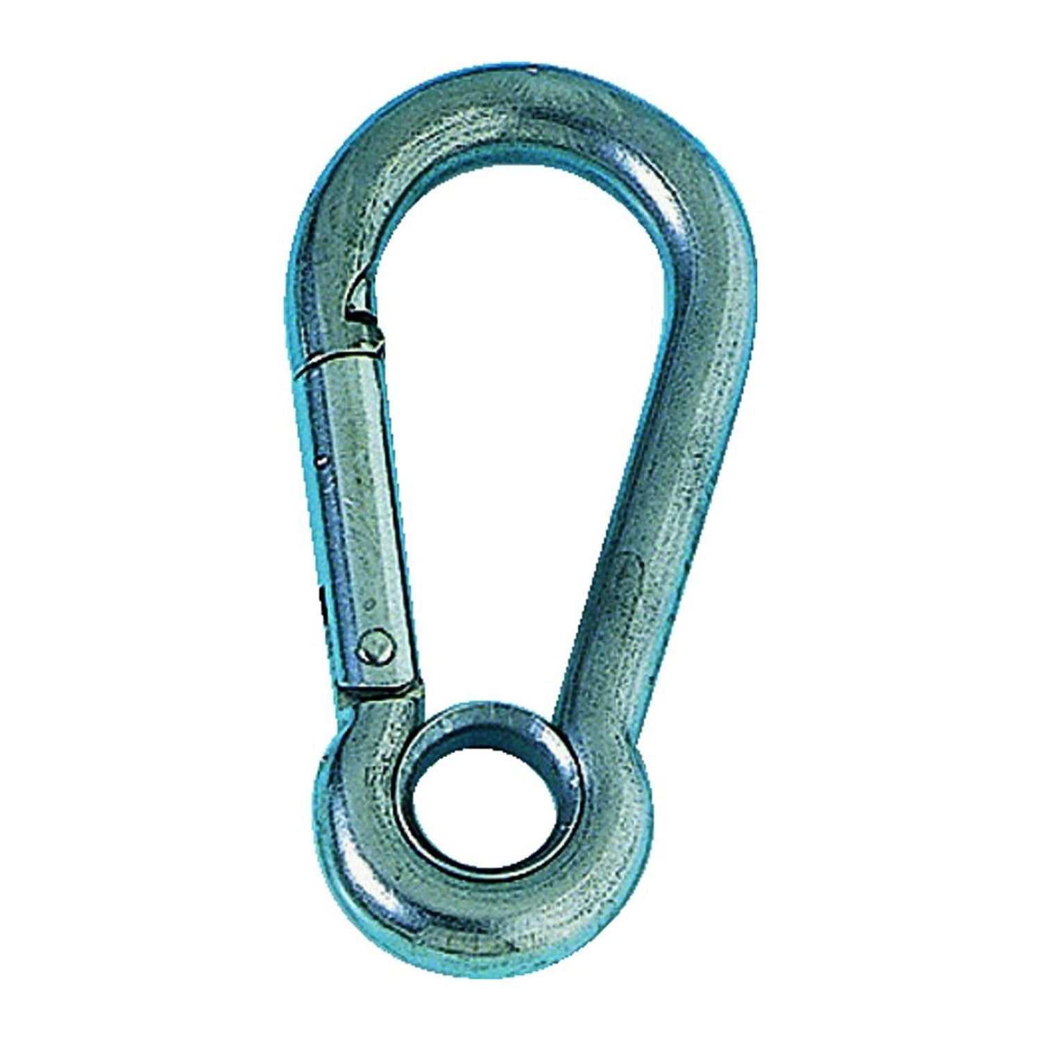 Karabinerhaken Edelstahl geschlossene Öse, Sicherheitskarabiner, rostbeständig und robust - 50 - 100 mm