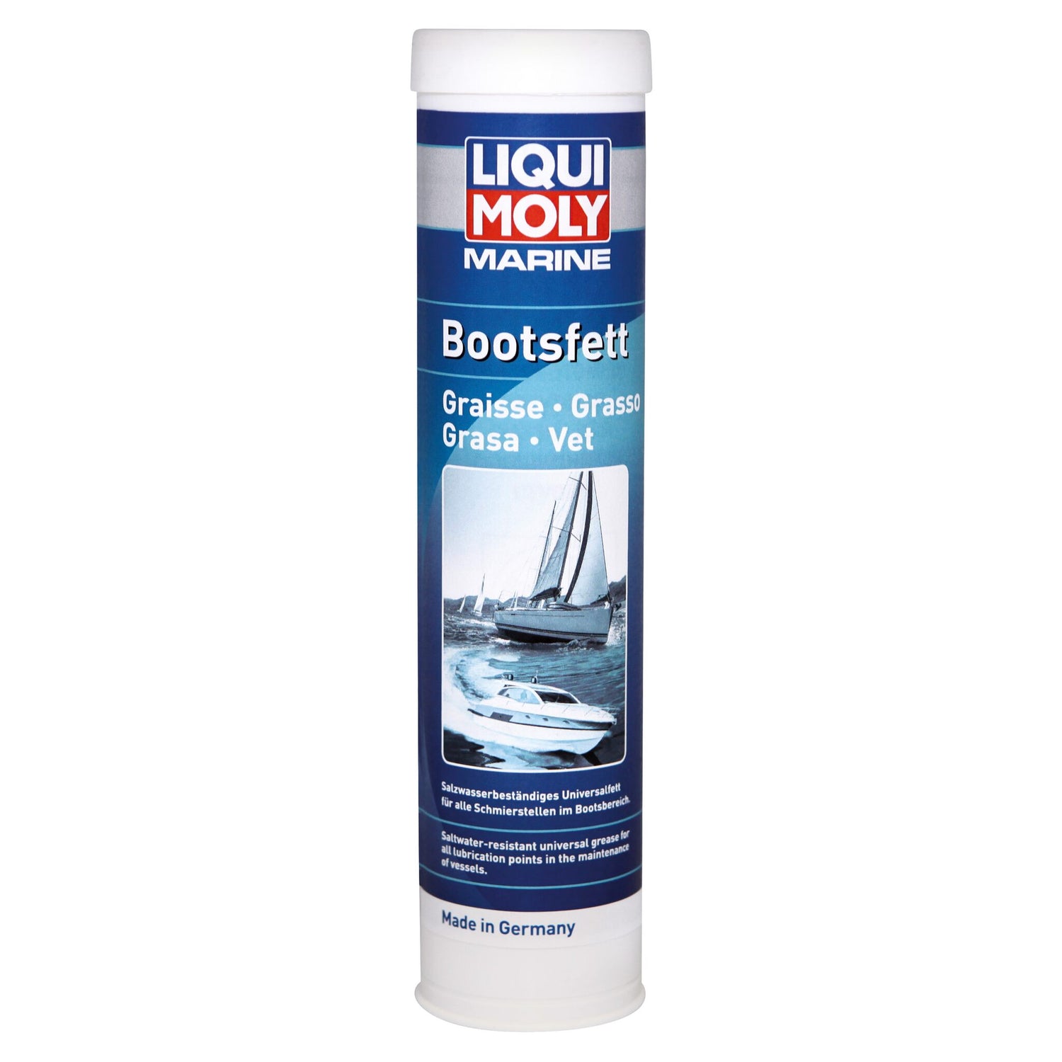 Liqui Moly Bootsfett Hochleistungsfett 400g, Schmierfett, salzwasserfest und verschleißmindernd