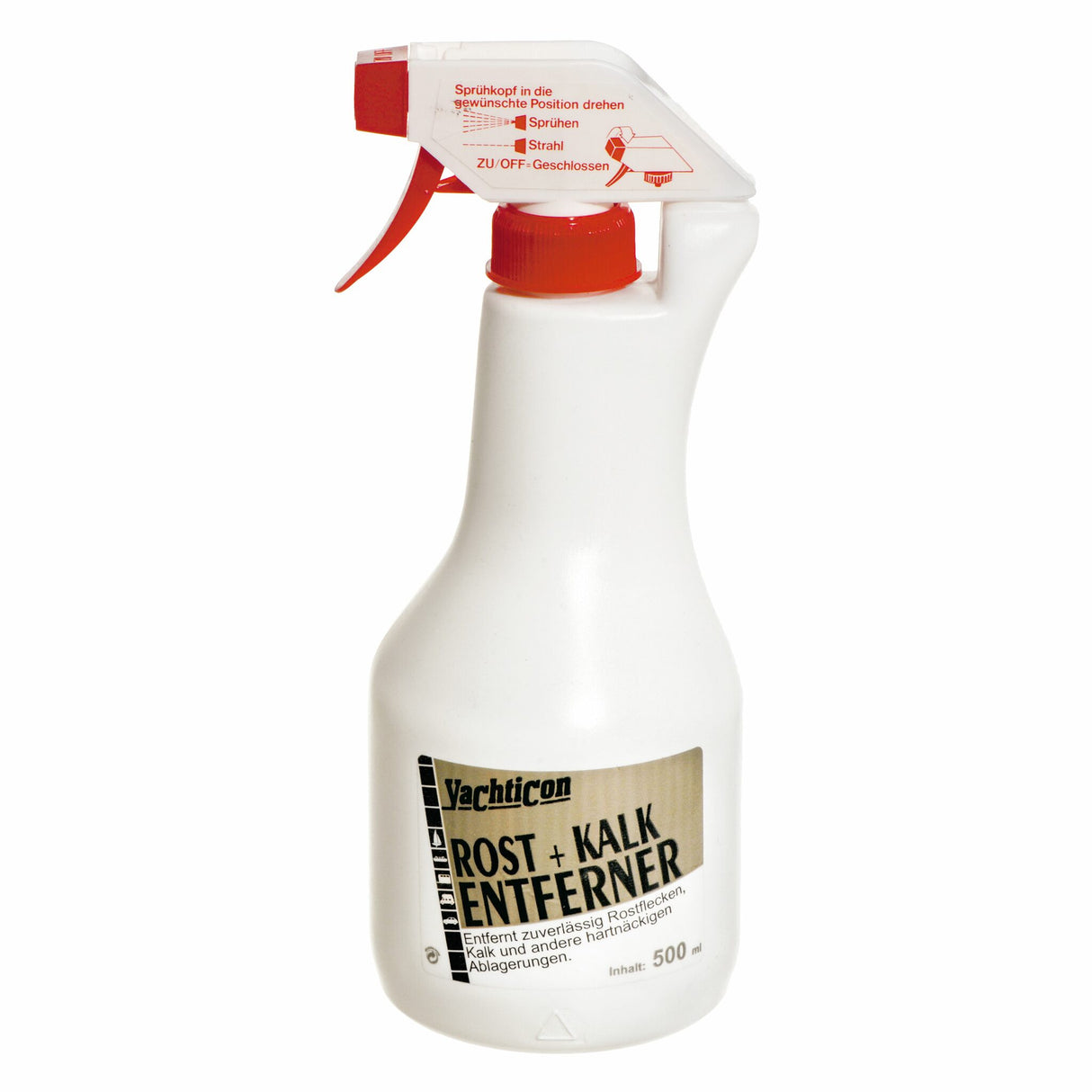 Yachticon Rost- und Kalkentferner-Spray Sparsam, Reinigungsmittel, Selbsttätige Reinigung