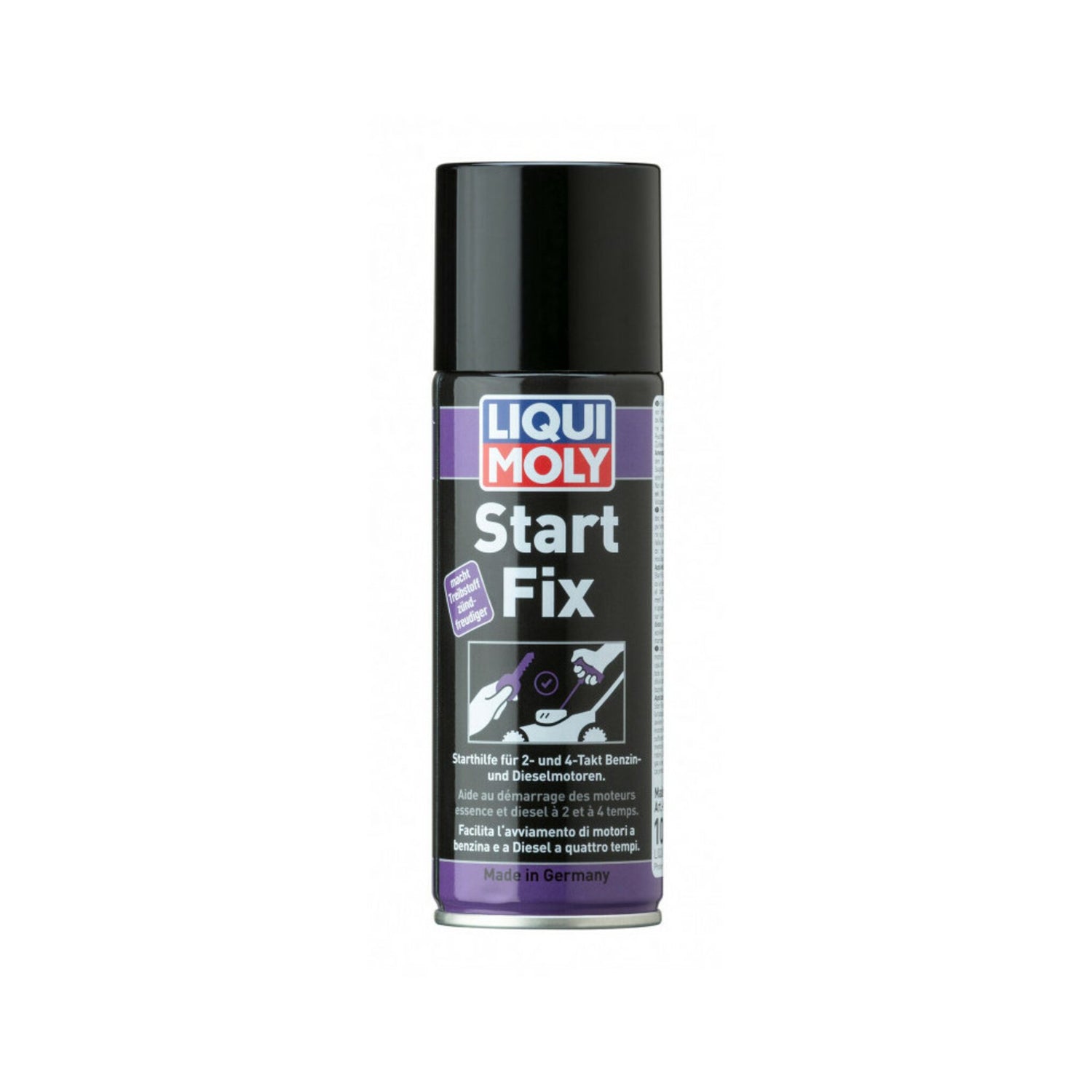 Liqui Moly Starthilfe-Spray zuverlässige Motorenzündung, Motorstart-Spray, für Benzin und Dieselmotoren, 200 ml