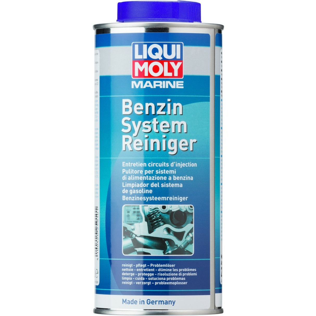 Liqui Moly Kraftstoffsystemreiniger Marine, Additiv für Benzinmotoren, reinigt Einspritzventile und senkt Verbrauch