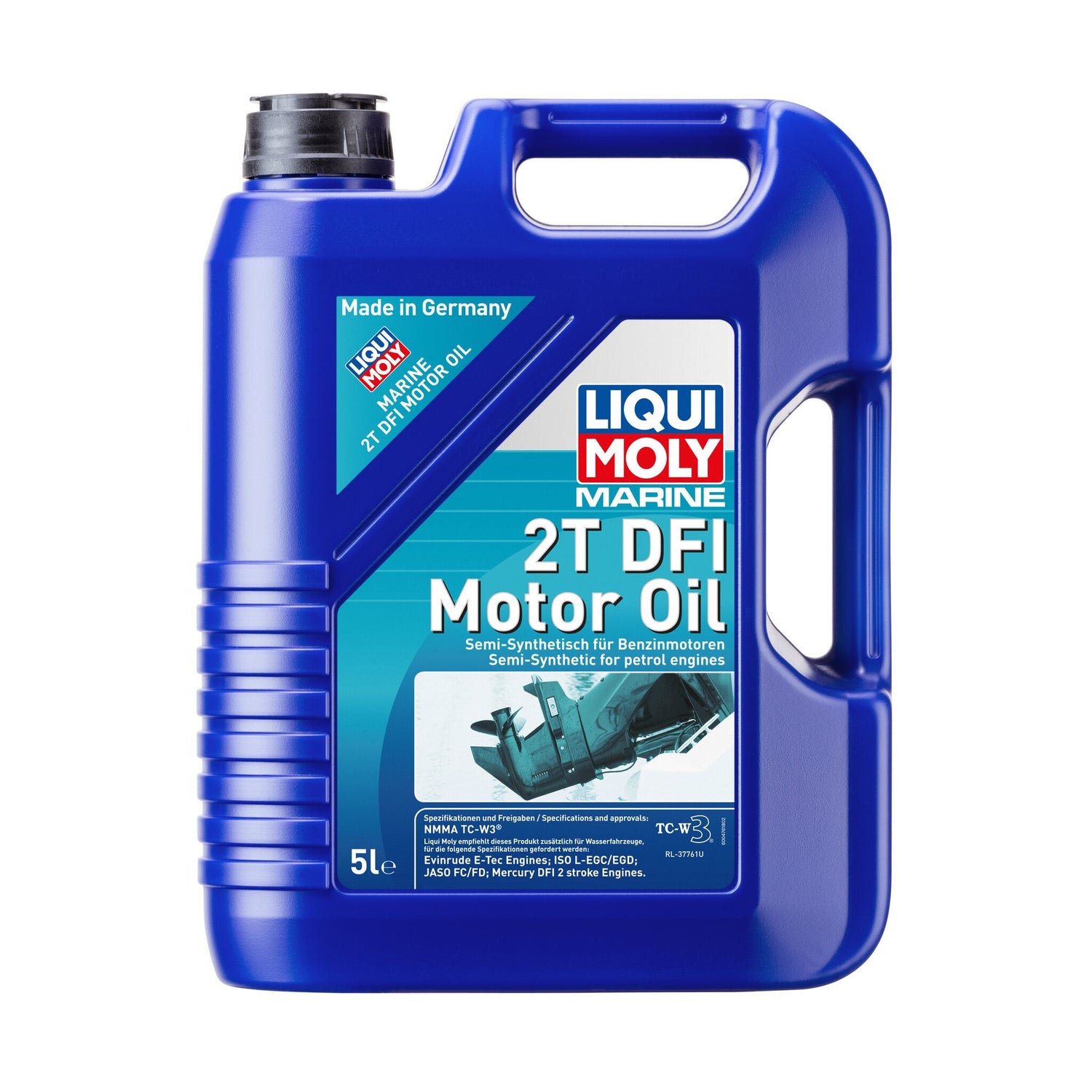 Liqui Moly 2T DFI Motoröl für Marine, teilsynthetisch, hohe Leistungsfähigkeit und optimale Schmierung - 1 - 5 l