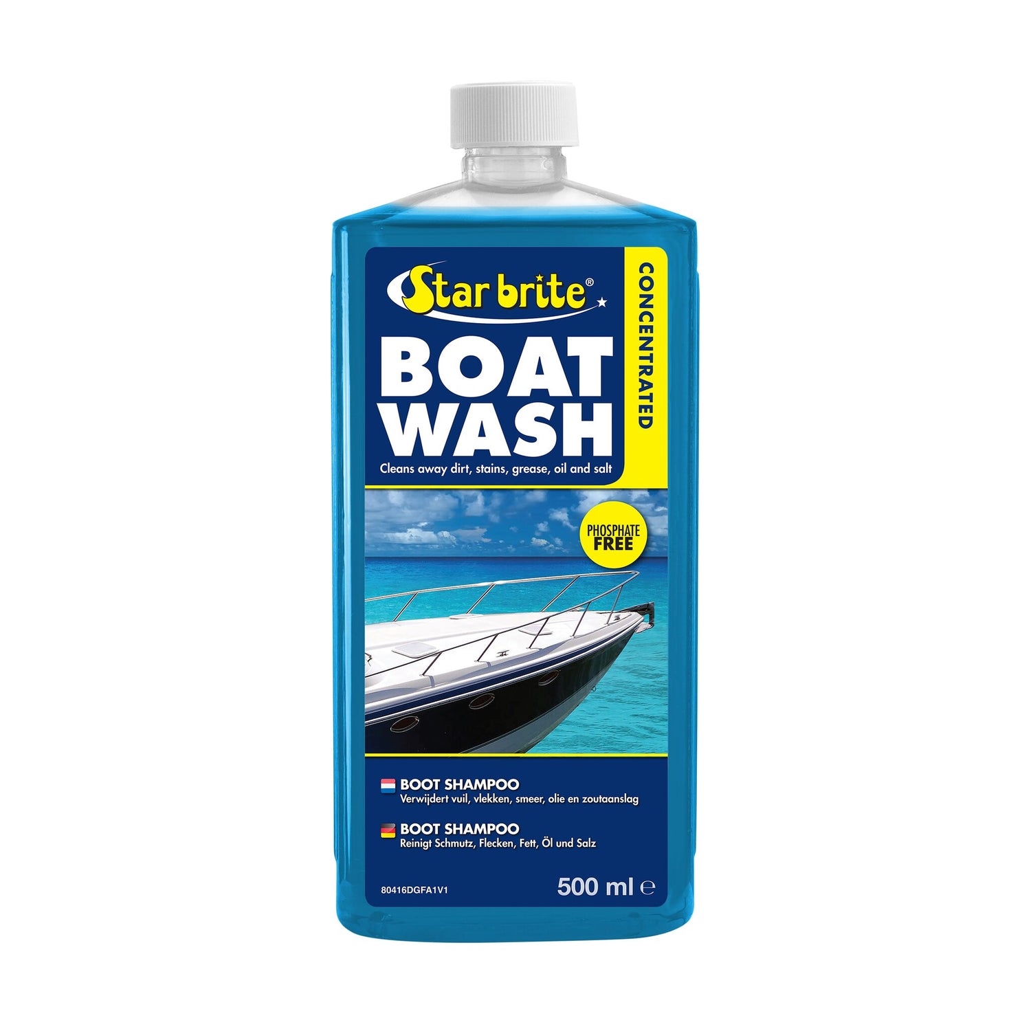 Star brite Boot Shampoo für glänzende Rümpfe, biologisch abbaubar, hinterlässt keine Rückstände - 500 - 1000 ml