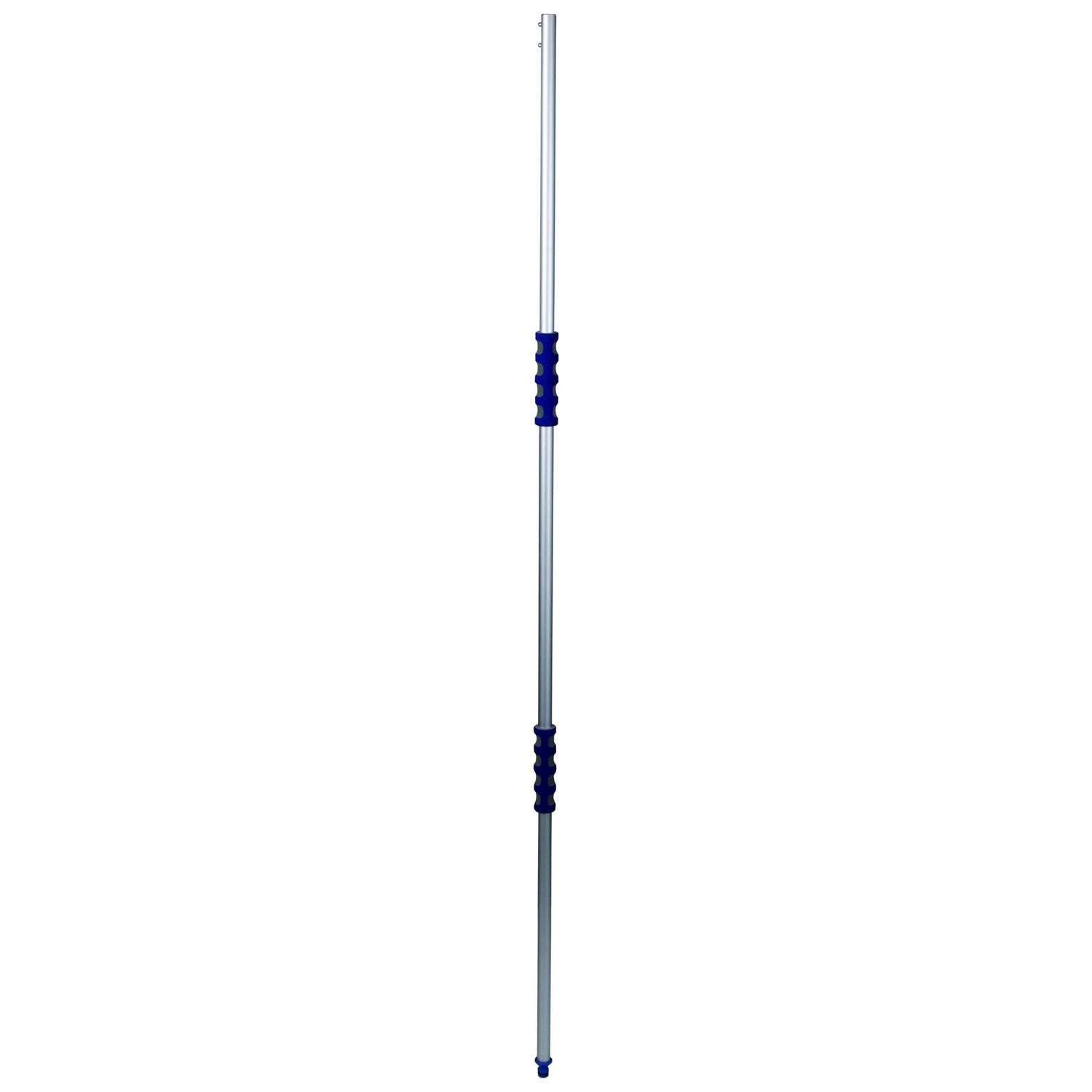 Yachticon Aluminium-Stiel 150 cm mit Wasserdurchlauf, Bootszubehör, Schnellverschlusssystem 19 mm