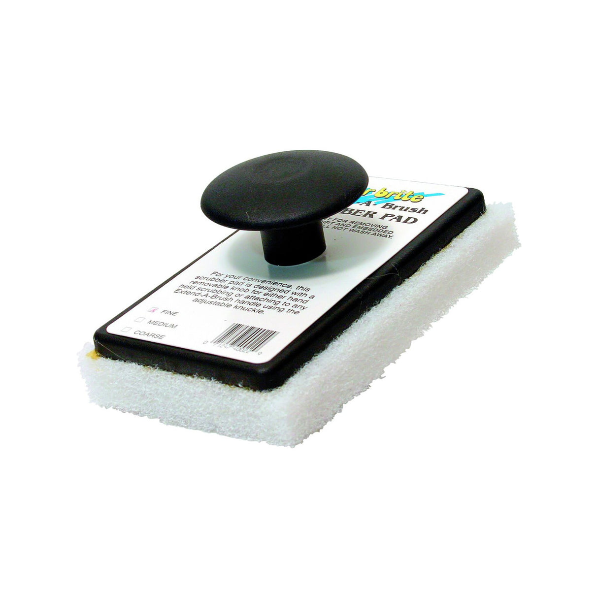 Star brite Handschrubberbürsten für intensive Untergrundreinigung, Hochleistungs-Reinigungsbürsten 190x110x25 mm - mittel, hart, weich