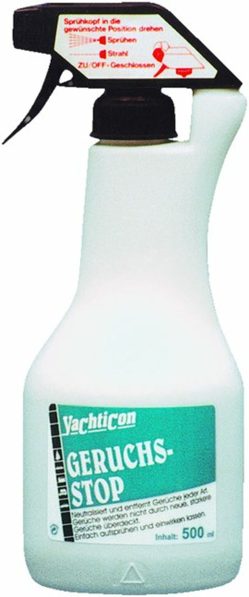 Yachticon Odor Neutralizer removes mustiness, mold, and more, odor remover, effective against chemical contaminants