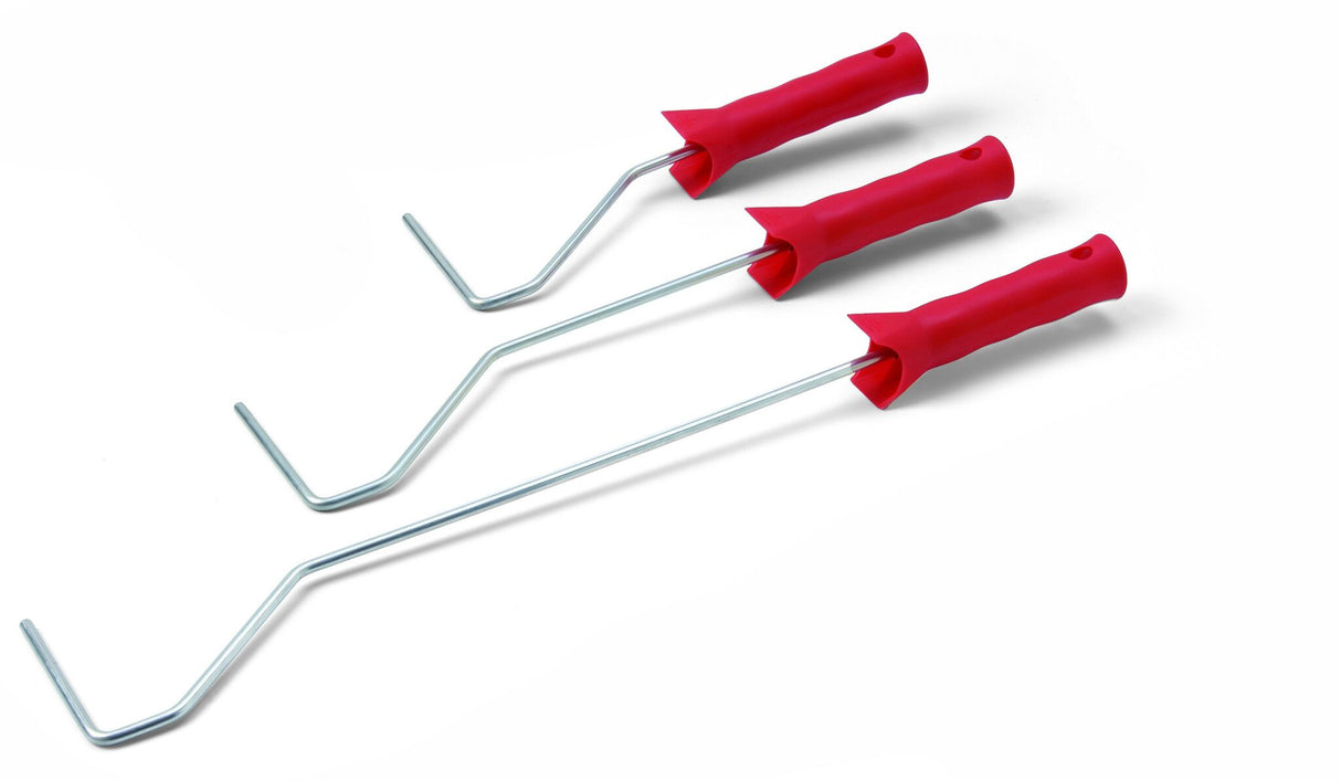 Schuller Eh'klar Farbroller-Bügel hochglanzverzinkt, Heizkörperwalzenbügel, ergonomische Griffe 240 mm