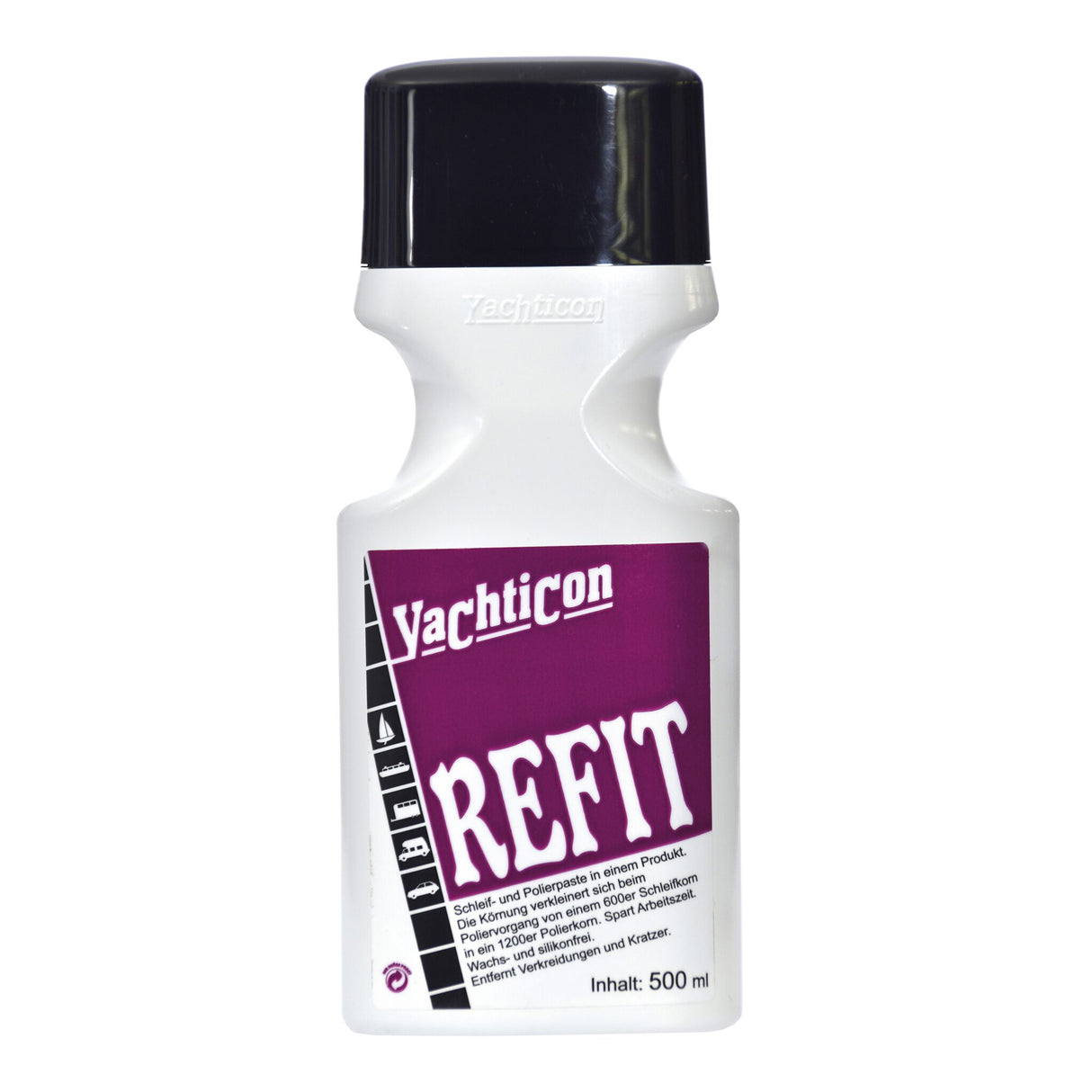 Yachticon Refit grinding and polishing paste, scratch-removing polishing paste, wax and silicone free, saves working time