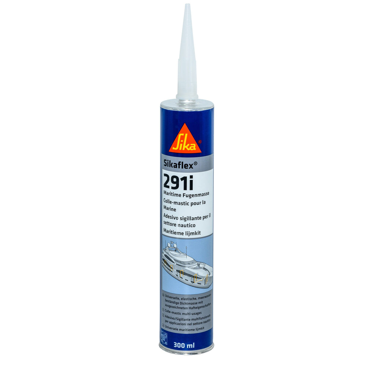 Sikaflex Fugenmasse 291i elastisch, Dichtstoff für maritimen Einsatz, hohe Elastizität und Vibrationsbeständigkeit - 70 - 300 ml, holzbraun, schwarz, weiß