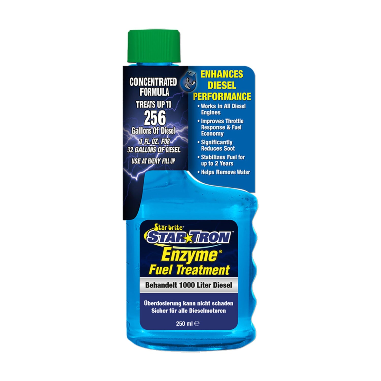 Star Brite Kraftstoffbehandlung Startron® zur Motorreinigung, Enzymreiniger, optimaler Kraftstoffverbrauch - für Diesel- oder Ottomotoren