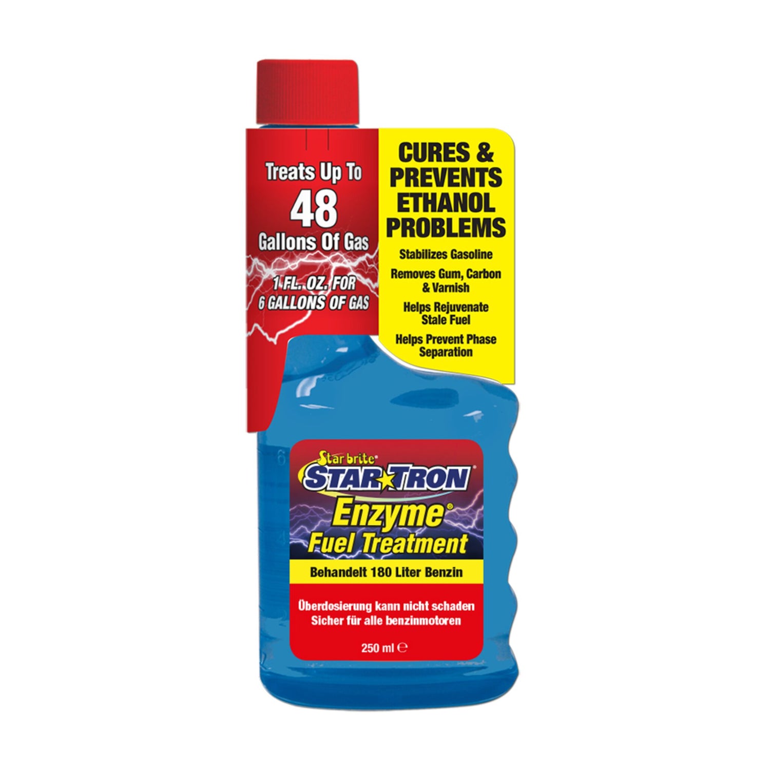 Star Brite Kraftstoffbehandlung Startron® zur Motorreinigung, Enzymreiniger, optimaler Kraftstoffverbrauch - für Diesel- oder Ottomotoren