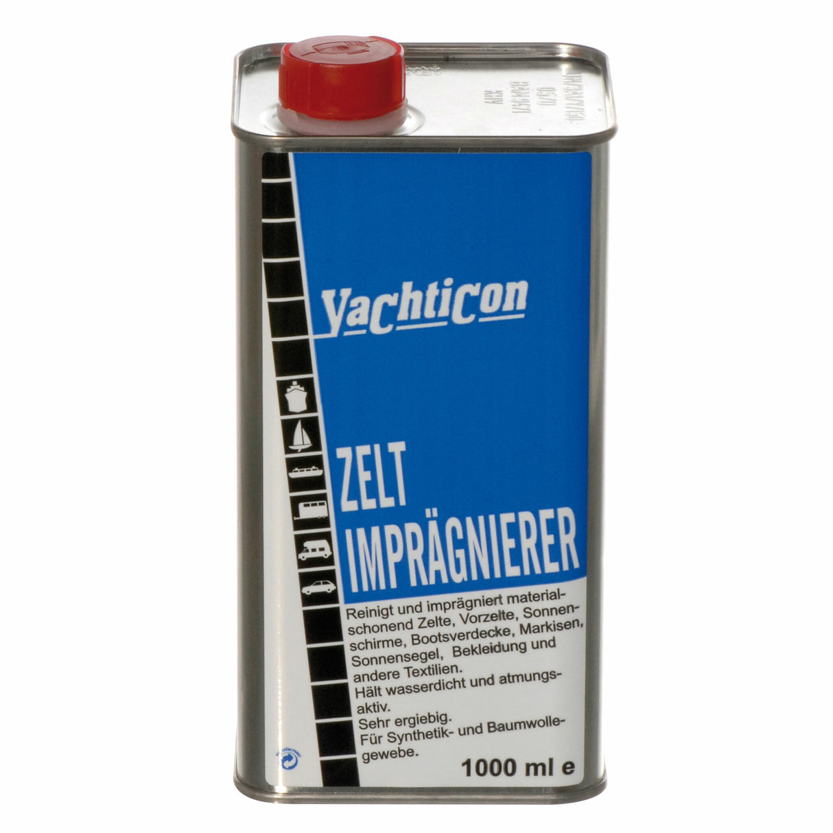 Yachticon Zelt-Imprägnierer wasserdicht atmungsaktiv, Outdoor-Gewebe-Imprägnierung, Schimmel- und Fleckenschutz