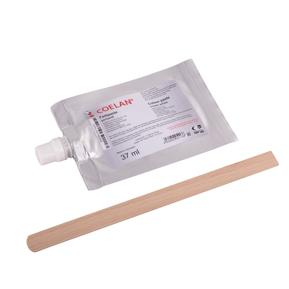 COELAN Farbpaste 375 ml zum Einfärben von Bootsbeschichtungen, Farbpigment, individuelle Farbtöne möglich - reinweiß, mahagonibraun, feuerrot, perlweiß, himmelblau