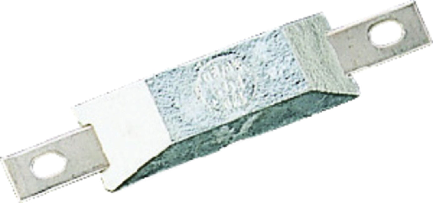 Zink-Flachanode Edelstahl-Befestigungslasche, vorgebohrte Anode, geeignet für Salzwasser, 1,10 kg