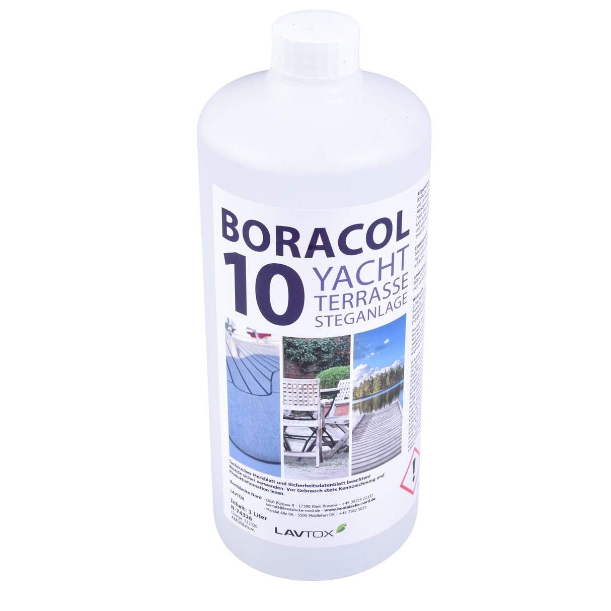 Boracol Desinfektionsmittel für Teakdecks, Algen- und Schimmelbekämpfung, nachhaltige Reinigung für Yachten und Terrassen - 1 - 5 l