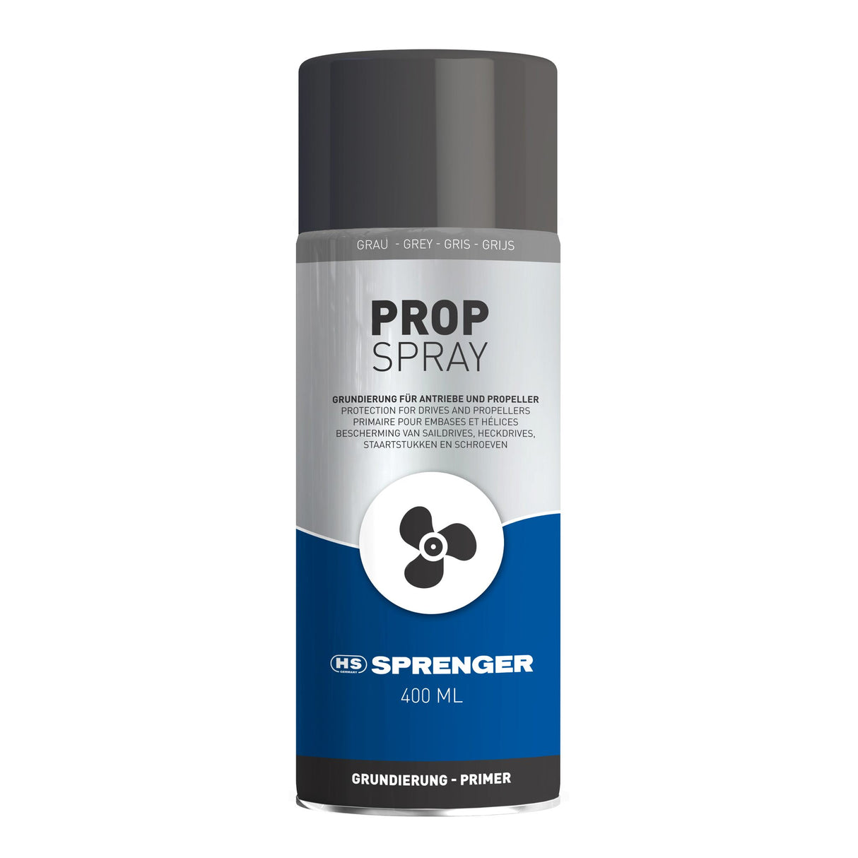 Sprenger Unterwasser-Primer Prop Spray Acrylharze, Antriebsprimer, optimal für Propeller und Außenborder