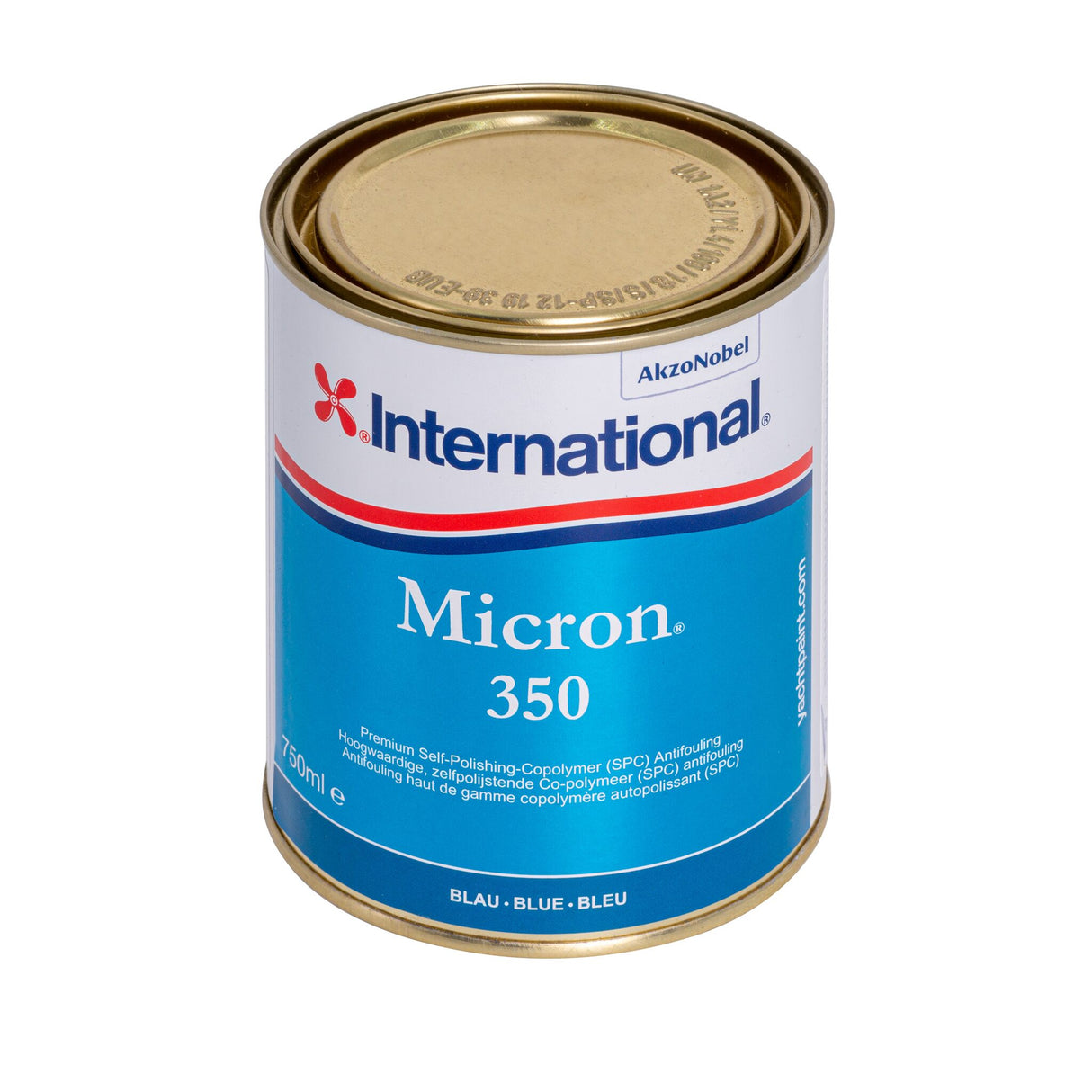 International Antifouling Micron 350, selbstpolierendes Antifouling für GFK, Holz, Stahl und Blei, effektiver Schutz vor Bewuchs - 0.75 - 2.5 Liter, rot, dover-weiß, blau, schwarz, marineblau, dunkelgrau, grün