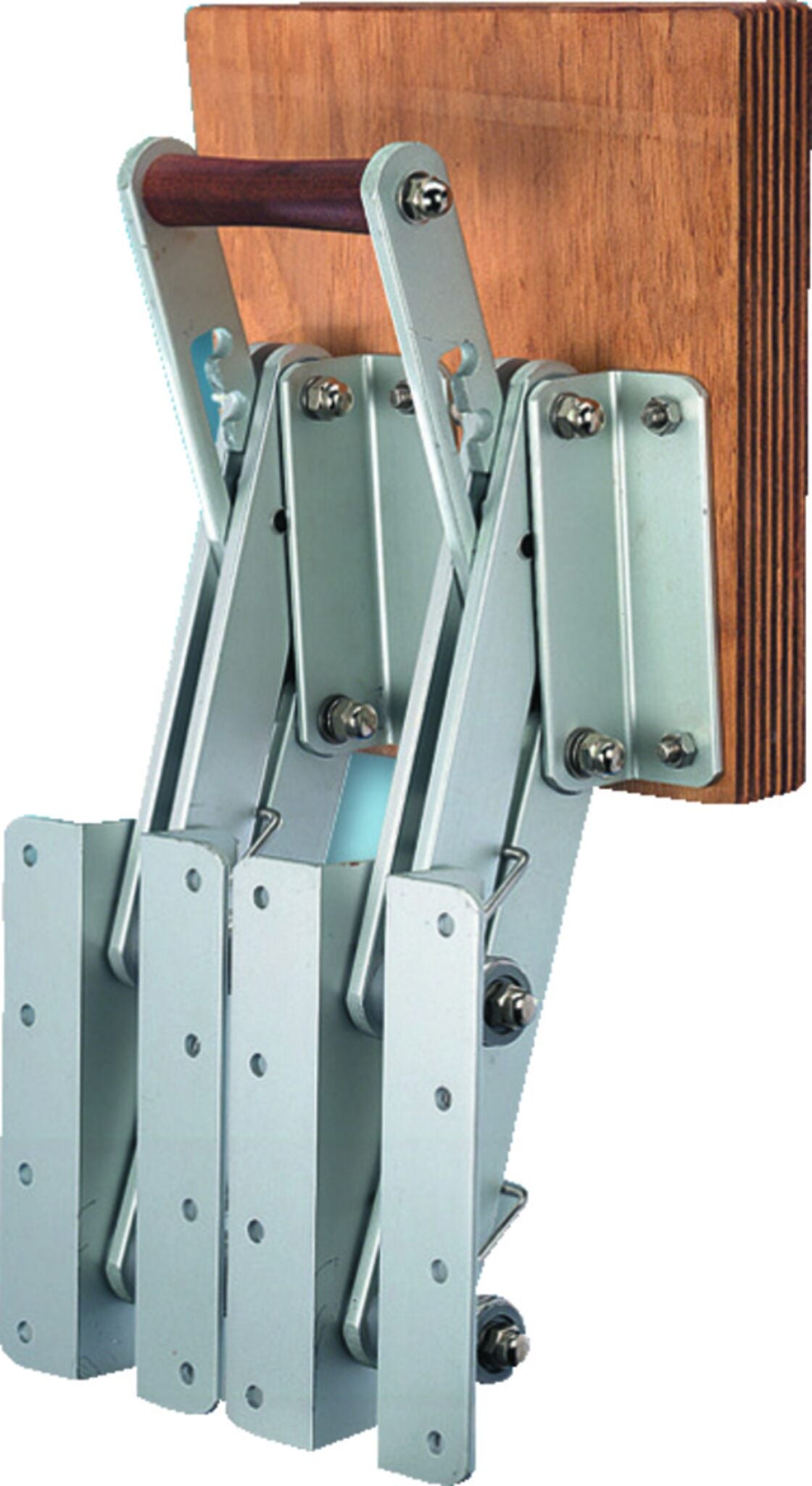 Motorhalterung 4-Takt-Motoren, Aluminium-Halterung, seewasserbeständig, bis 30 PS und 50 kg, nicht rostende Federn