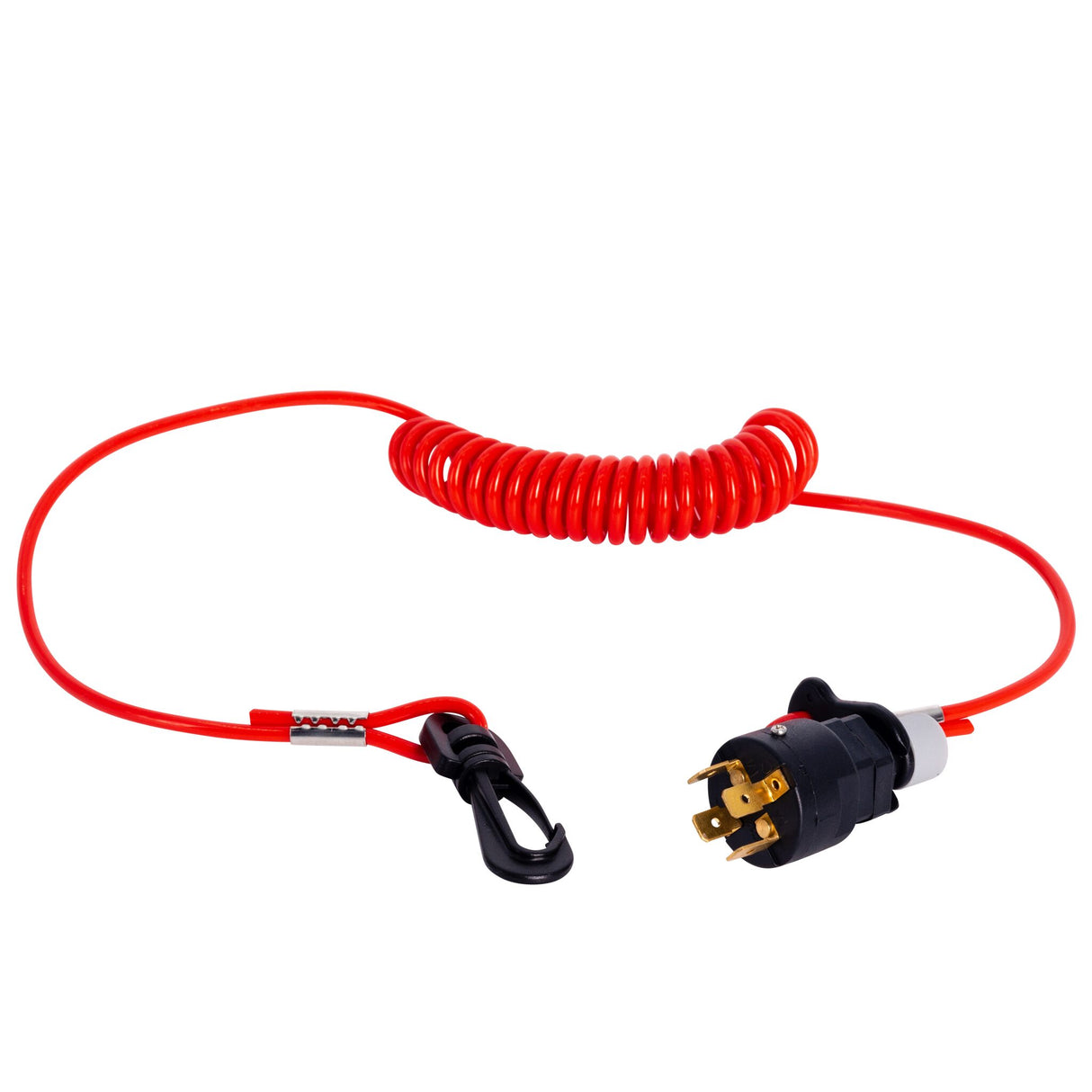 Not-Stopp-Schalter Motor Abschalteinrichtung Innen- und Außenborder, Sicherheits-Kill-Switch, mit Spiralschnur