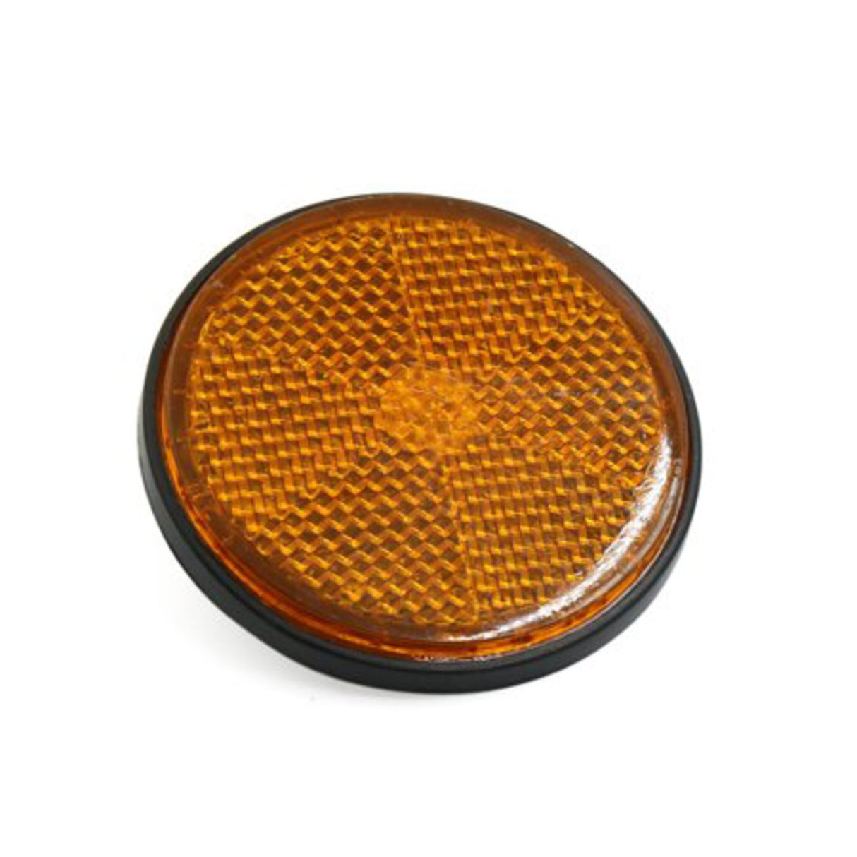 Universal reflector reflector orange 61 mm, safety reflector, ideal for visibility