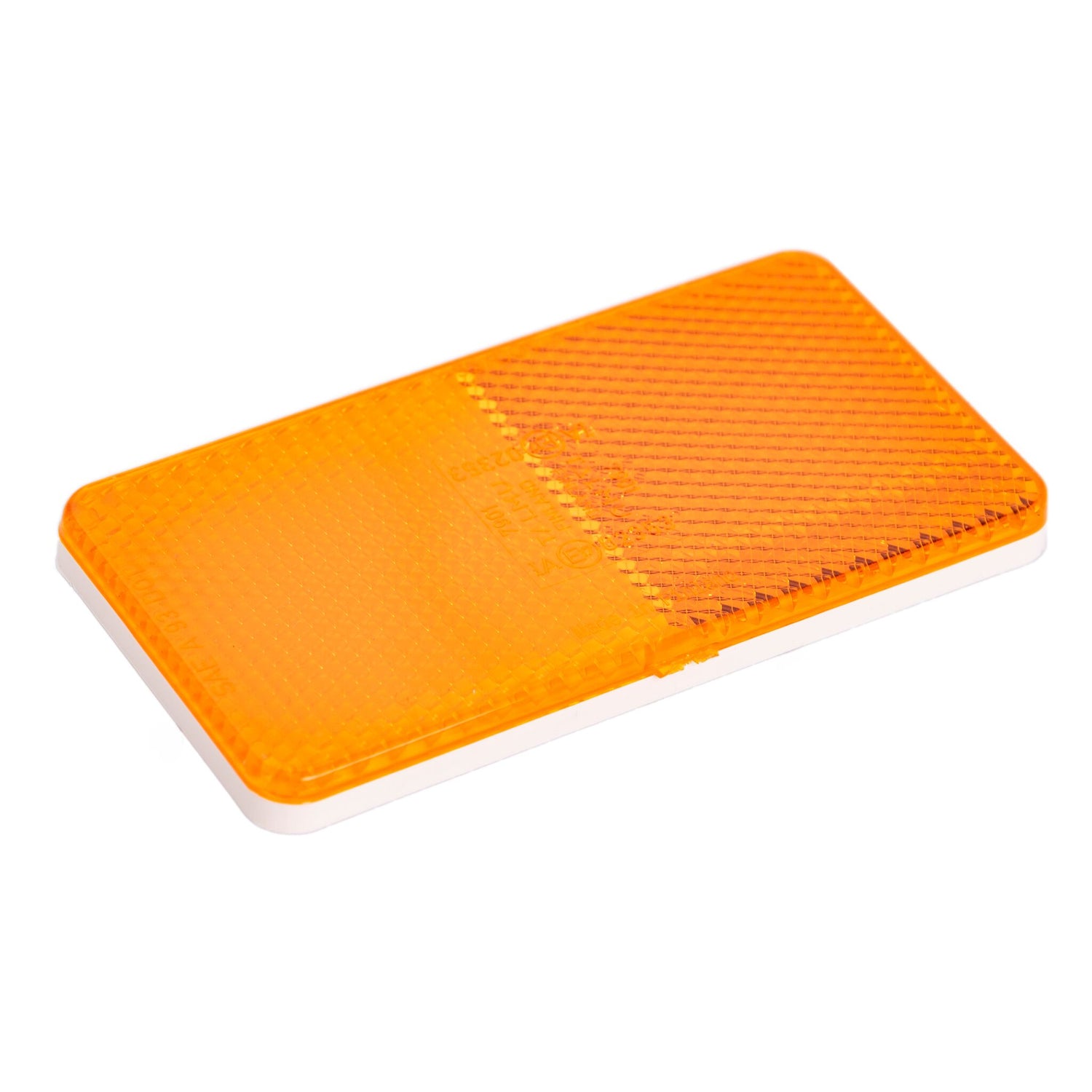 Reflektor rechteckig orange, Reflektorschild, universell