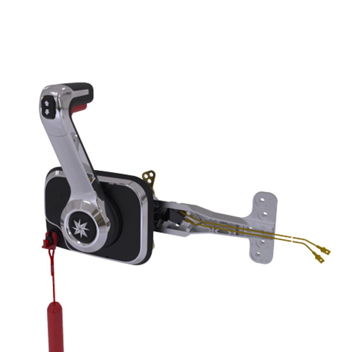 Einhebel-Schaltung CH5051 mit Trimm für Mercury 4-Takt Außenborder 4-6 PS, Steuerung, Original Ersatzteilnummer 33-803507