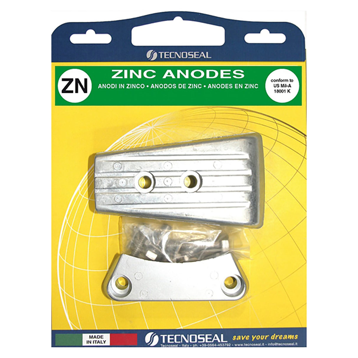 tecnoseal zinc anode set All-inclusive anode kit for Volvo Penta DPH / DPR, corrosion protection, durable