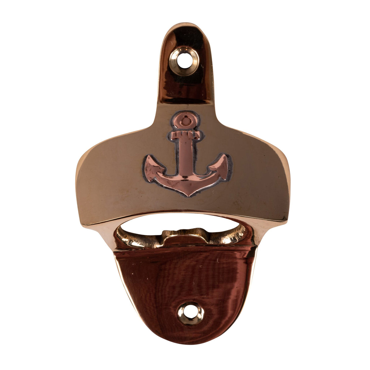 Flaschenöffner Wandmontage aus Messing, Wand-Flaschenöffner, vorgebohrte Löcher für einfache Montage