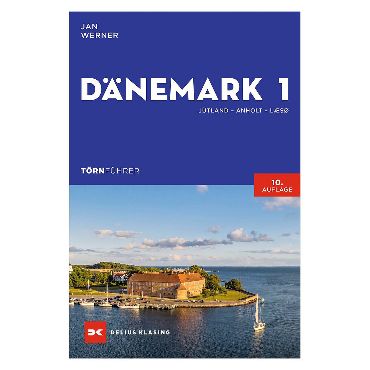 Denmark Travel Guide for sailing and motorboat tours with 105 color photos and 115 maps, Denmark travel guide, ideal for sailors and motorboaters in the North Sea region