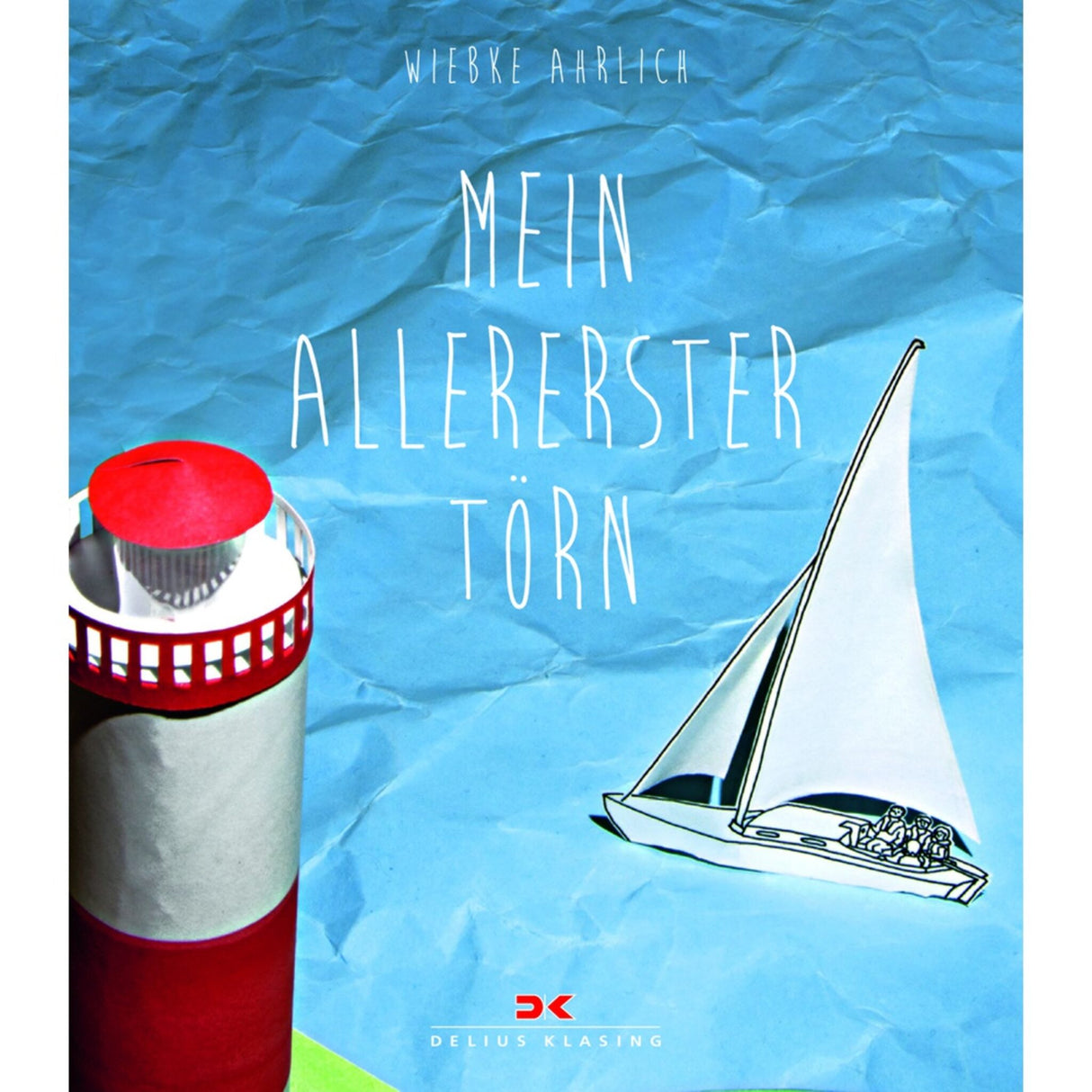 Delius Klasing children's book 40 pages sailing adventure, picture book, lovingly designed collages with nautical charts