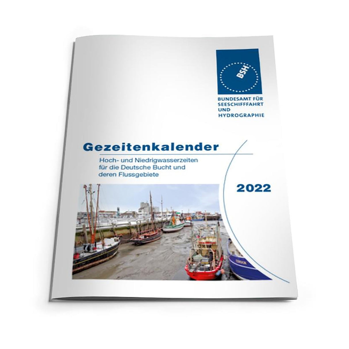 Gezeitenkalender 2022 Deutsche Bucht, Tidenkalender, kompakt und detailliert
