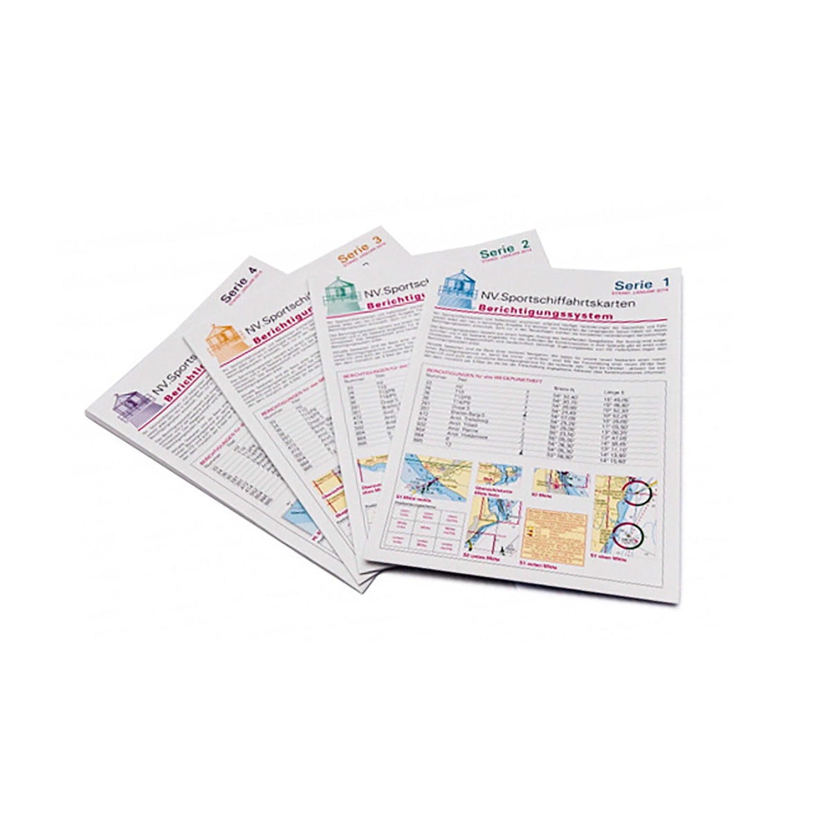 NV Berichtigungssystem Serie 3 Hauptmerkmale Sportschifffahrtskarten-Update Samsø Sund Kattegat, inkl. farbige Korrekturblätter und Hafenlotsen-Ergänzungen