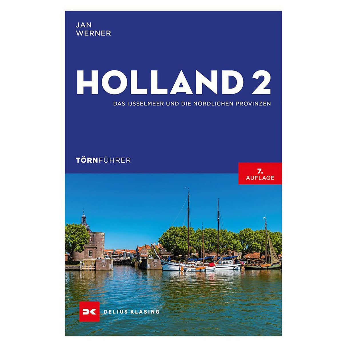 Delius Klasing Holland 2 Cruise Guide, water sports book, detailed cruises and port information, ideal navigation tool for skippers