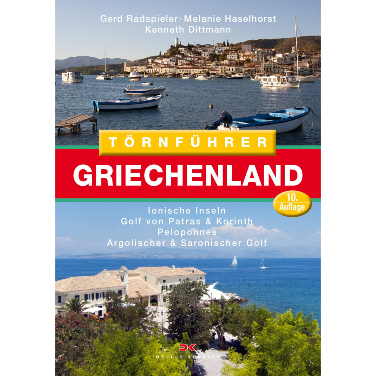 Delius Klasing Tour Guide Ionian Islands Greece, sailing guide, comprehensively updated with color plans and maps